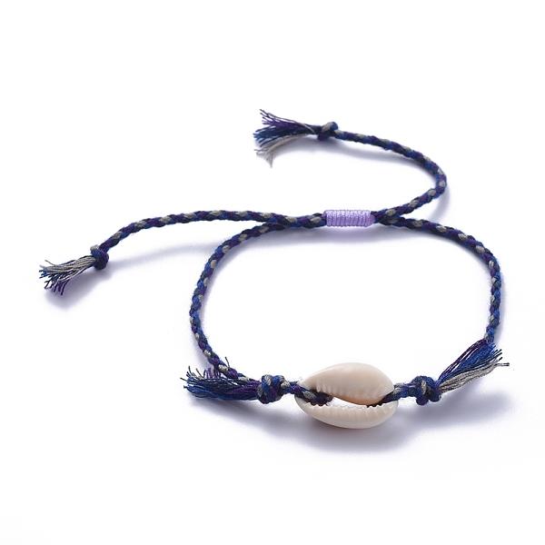 PandaHall Braided Bracelets, with Natural Cowrie Shell Beads, Nylon Thread and Cotton Braided Cord, Mixed Color, 3 inch~3-3/4 inch..., Multicolor
PandaHall Braided Bracelets, with Natural Cowrie Shell Beads, Nylon Thread and Cotton Braided Cord, Mixed Color, 3 inch~3-3/4 inch..., Multicolor
