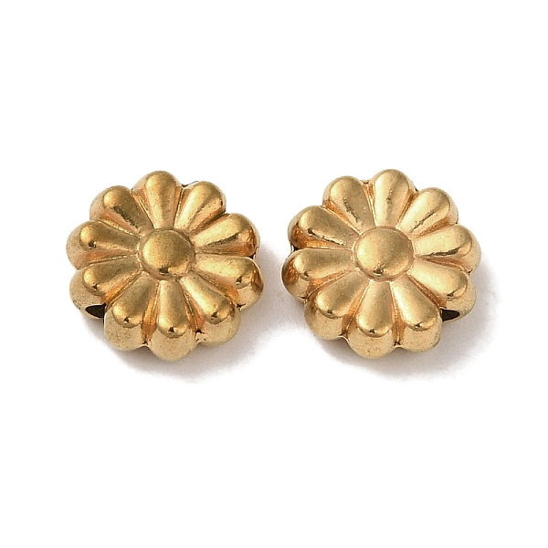 PandaHall Ion Plating(IP) 304 Stainless Steel Beads, Flower, Golden, 8.5x3mm, Hole: 1.2mm 304 Stainless Steel Flower
PandaHall Ion Plating(IP) 304 Stainless Steel Beads, Flower, Golden, 8.5x3mm, Hole: 1.2mm 304 Stainless Steel Flower