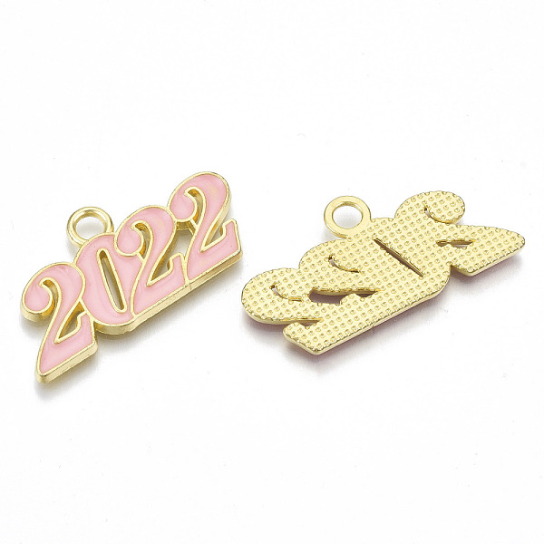 PandaHall Alloy Enamel Pendants, Cadmium Free & Lead Free, New Year 2022, Golden, Pink, 19x38x2mm, Hole: 4mm Alloy+Enamel Number Pink
PandaHall Alloy Enamel Pendants, Cadmium Free & Lead Free, New Year 2022, Golden, Pink, 19x38x2mm, Hole: 4mm Alloy+Enamel Number Pink