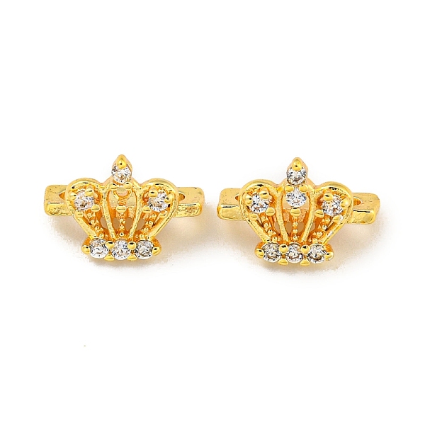 PandaHall Brass Cubic Zirconia Beads, Long-Lasting Plated, Lead Free & Cadmium Free, Crown, Real 18K Gold Plated, 7x10x5mm, Hole: 1.6mm..., Clear
PandaHall Brass Cubic Zirconia Beads, Long-Lasting Plated, Lead Free & Cadmium Free, Crown, Real 18K Gold Plated, 7x10x5mm, Hole: 1.6mm..., Clear