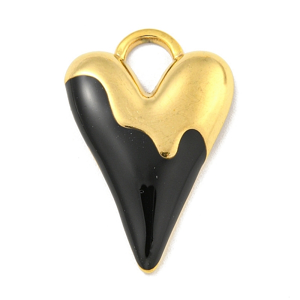 PandaHall Ion Plating(IP) 304 Stainless Steel Pendants, with Enamel, Real 18K Gold Plated, Heart Charm, Black, 25x16.5x3mm, Hole: 5x4mm...
PandaHall Ion Plating(IP) 304 Stainless Steel Pendants, with Enamel, Real 18K Gold Plated, Heart Charm, Black, 25x16.5x3mm, Hole: 5x4mm...