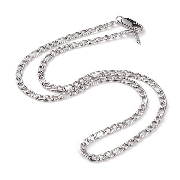PandaHall Men's 304 Stainless Steel Figaro Chain Necklace, with Lobster Claw Clasps, Stainless Steel Color, 20 inch(51cm) 304 Stainless...
PandaHall Men's 304 Stainless Steel Figaro Chain Necklace, with Lobster Claw Clasps, Stainless Steel Color, 20 inch(51cm) 304 Stainless...