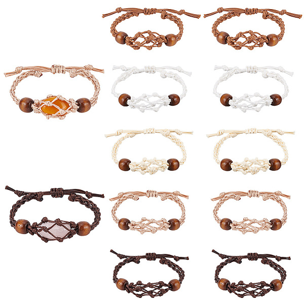 PandaHall PH 10pcs Crystal Bracelet Holder, Stone Holder Bracelets Empty Stone Cage Cord Bracelets Adjustable Braided Nylon Bracelets..., Multicolor
PandaHall PH 10pcs Crystal Bracelet Holder, Stone Holder Bracelets Empty Stone Cage Cord Bracelets Adjustable Braided Nylon Bracelets..., Multicolor