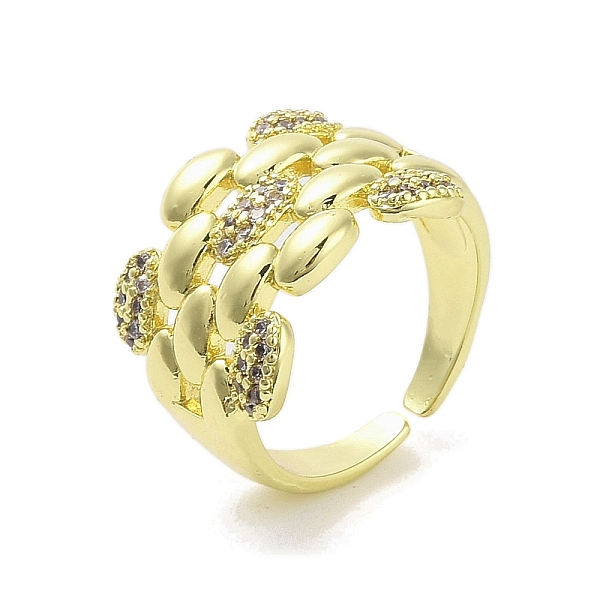 PandaHall Brass Pave Cubic Zirconia Open Cuff Rings, Oval, Real 18K Gold Plated, US Size 7 1/2(17.7mm) Brass+Cubic Zirconia Oval Clear
PandaHall Brass Pave Cubic Zirconia Open Cuff Rings, Oval, Real 18K Gold Plated, US Size 7 1/2(17.7mm) Brass+Cubic Zirconia Oval Clear
