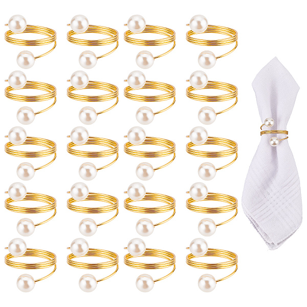 PandaHall CRASPIRE 20PCS Gold Napkin Rings Elastic Metal Napkin Holder with Pearl Elegant Serviette Buckles Table Decoration for Wedding...
PandaHall CRASPIRE 20PCS Gold Napkin Rings Elastic Metal Napkin Holder with Pearl Elegant Serviette Buckles Table Decoration for Wedding...