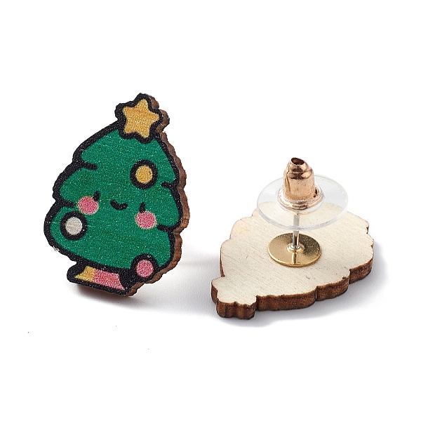 PandaHall Christmas Printed Wooden Stud Earrings, with 316 Stainless Steel Pins for Women, Christmas Tree, 22.5x17.5mm, Pin: 0.7mm Wood..., Green
PandaHall Christmas Printed Wooden Stud Earrings, with 316 Stainless Steel Pins for Women, Christmas Tree, 22.5x17.5mm, Pin: 0.7mm Wood..., Green
