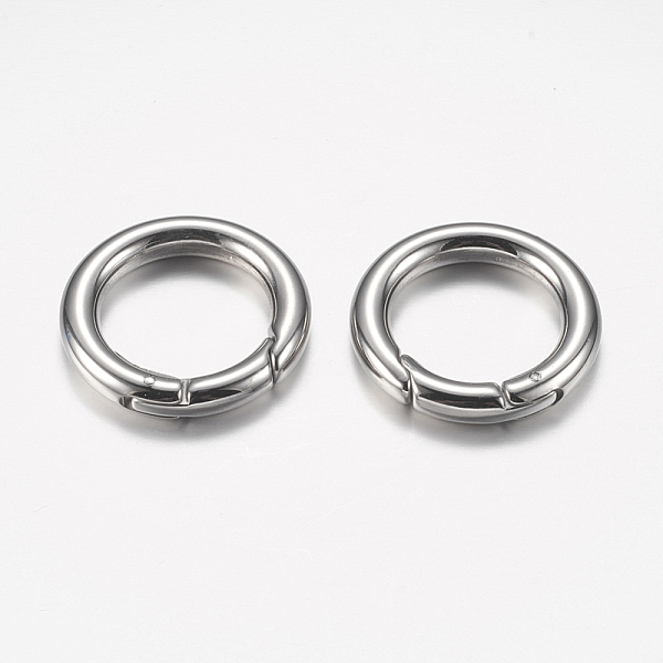 PandaHall 304 Stainless Steel Spring Gate Rings, O Rings, Ring, Stainless Steel Color, 6 Gauge, 24x4mm, Inner Diameter: 16mm 304 Stainless...
PandaHall 304 Stainless Steel Spring Gate Rings, O Rings, Ring, Stainless Steel Color, 6 Gauge, 24x4mm, Inner Diameter: 16mm 304 Stainless...