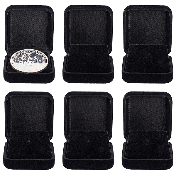 PandaHall FINGERINSPIRE 6pcs Black Velvet Challenge Coin Presentation Display Box 40mm Single Coin Display Holders Square Velvet Medal...
PandaHall FINGERINSPIRE 6pcs Black Velvet Challenge Coin Presentation Display Box 40mm Single Coin Display Holders Square Velvet Medal...