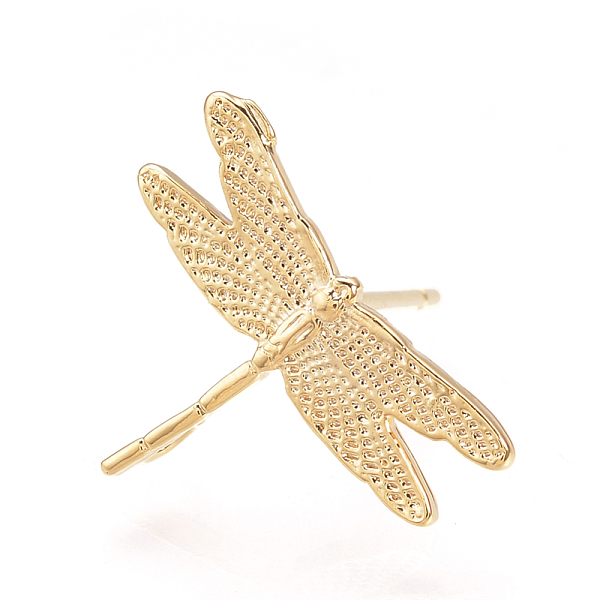 PandaHall Brass Stud Earring Findings, with Loop, Nickel Free, Real 18K Gold Plated, Dragonfly, 12x16mm, Hole: 1mm, pin: 0.8mm Brass Other...
PandaHall Brass Stud Earring Findings, with Loop, Nickel Free, Real 18K Gold Plated, Dragonfly, 12x16mm, Hole: 1mm, pin: 0.8mm Brass Other...