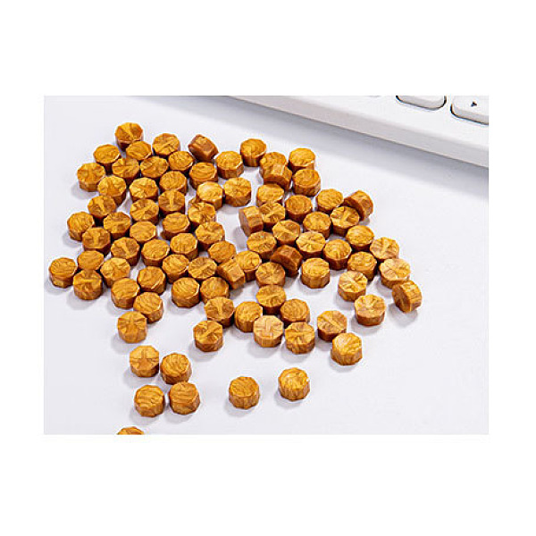 PandaHall Sealing Wax Particles, for Retro Seal Stamp, Octagon, Dark Goldenrod, 9mm, about 1500pcs/500g Wax
PandaHall Sealing Wax Particles, for Retro Seal Stamp, Octagon, Dark Goldenrod, 9mm, about 1500pcs/500g Wax