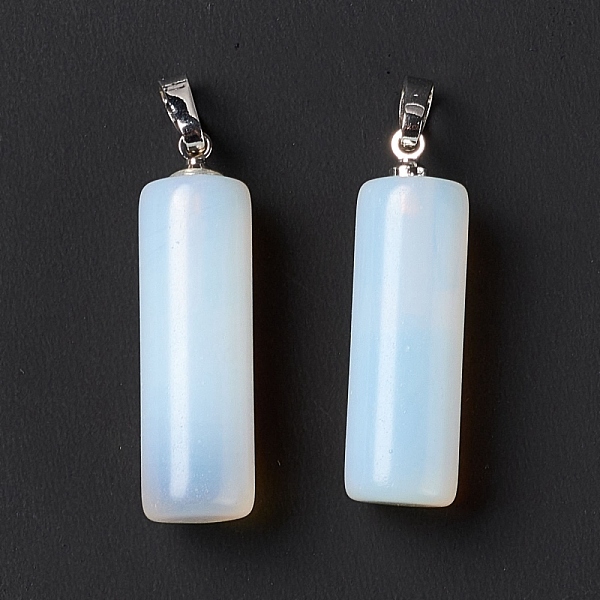 PandaHall Opalite Pendants, with Platinum Tone Brass Findings, Column Charm, 27x8mm, Hole: 6x3.2mm Opalite Column
PandaHall Opalite Pendants, with Platinum Tone Brass Findings, Column Charm, 27x8mm, Hole: 6x3.2mm Opalite Column
