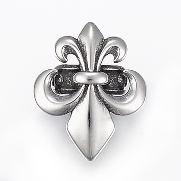 PandaHall 304 Stainless Steel Slide Charms/Slider Beads, For Leather Cord Bracelets Making, Fleur De Lis, Antique Bronze, 23x18.5x9mm, Hole...
PandaHall 304 Stainless Steel Slide Charms/Slider Beads, For Leather Cord Bracelets Making, Fleur De Lis, Antique Bronze, 23x18.5x9mm, Hole...