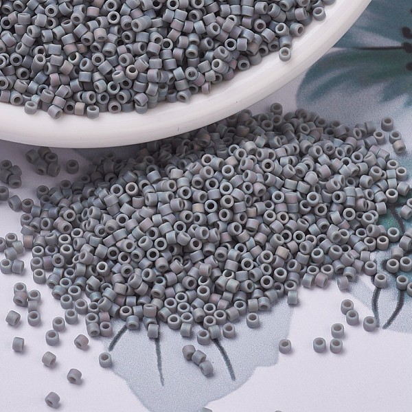 PandaHall MIYUKI Delica Beads, Cylinder, Japanese Seed Beads, 11/0, (DB0882) Matte Opaque Gray AB, 1.3x1.6mm, Hole: 0.8mm, about...
PandaHall MIYUKI Delica Beads, Cylinder, Japanese Seed Beads, 11/0, (DB0882) Matte Opaque Gray AB, 1.3x1.6mm, Hole: 0.8mm, about...