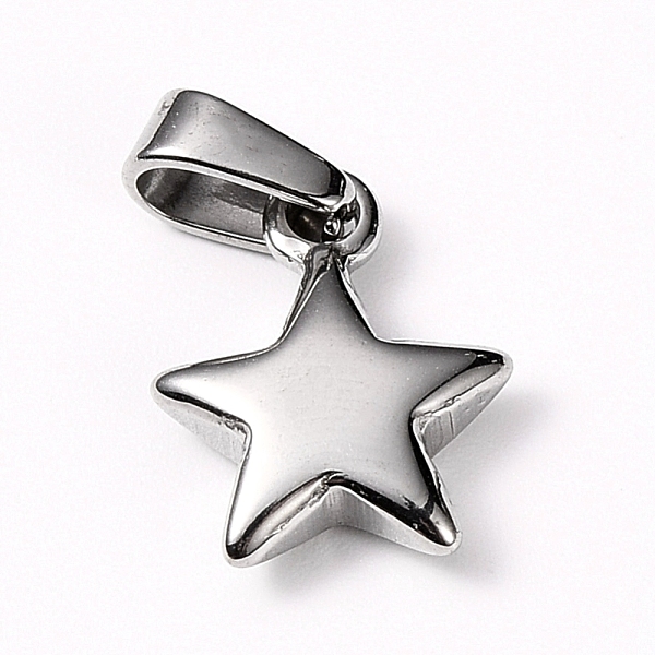 PandaHall 304 Stainless Steel Charms, Star, Stainless Steel Color, 13.5x10.5x3.5mm, Hole: 6x3mm 304 Stainless Steel Star
PandaHall 304 Stainless Steel Charms, Star, Stainless Steel Color, 13.5x10.5x3.5mm, Hole: 6x3mm 304 Stainless Steel Star