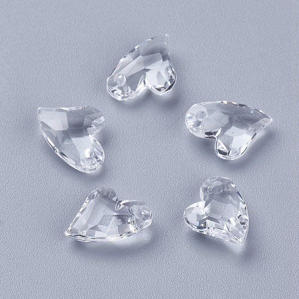 PandaHall Transparent Acrylic Charms, Faceted, Heart, Clear, 11x9x4mm, Hole: 0.5mm Acrylic Heart Clear
PandaHall Transparent Acrylic Charms, Faceted, Heart, Clear, 11x9x4mm, Hole: 0.5mm Acrylic Heart Clear