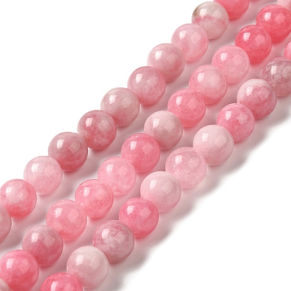 PandaHall Natural Dyed White Jade Beads Strands, Round, Pink, 8.5mm, Hole: 0.8mm, about 45~46pcs/strand, 14.69''~15.04''(37.3~38.2cm) White...
PandaHall Natural Dyed White Jade Beads Strands, Round, Pink, 8.5mm, Hole: 0.8mm, about 45~46pcs/strand, 14.69''~15.04''(37.3~38.2cm) White...