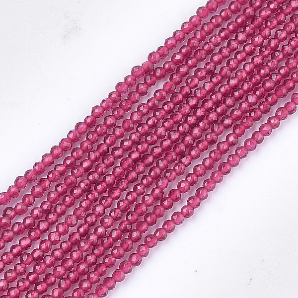 PandaHall Synthetic Quartz Crystal Beads Strands, Dyed, Faceted, Star Cut Round Beads, Deep Pink, 2mm, Hole: 0.5mm, about 215pcs/strand...
PandaHall Synthetic Quartz Crystal Beads Strands, Dyed, Faceted, Star Cut Round Beads, Deep Pink, 2mm, Hole: 0.5mm, about 215pcs/strand...