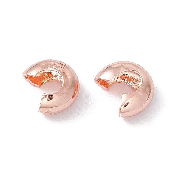PandaHall Brass Crimp Beads Covers, Cadmium Free & Lead Free, Rose Gold, 5.5x4.5x2.5mm, Hole: 2mm Brass
PandaHall Brass Crimp Beads Covers, Cadmium Free & Lead Free, Rose Gold, 5.5x4.5x2.5mm, Hole: 2mm Brass