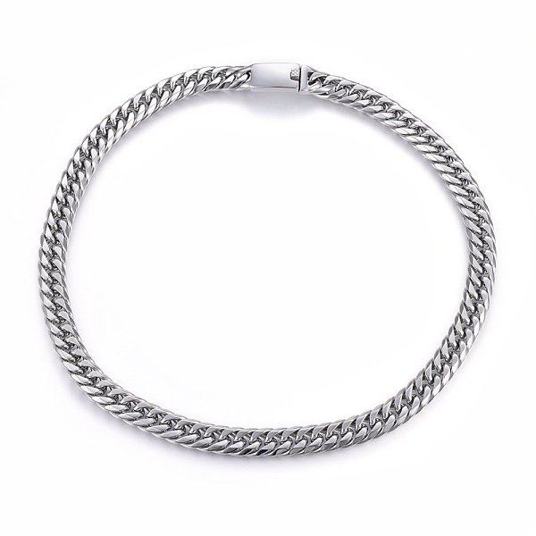 PandaHall 304 Stainless Steel Curb Chain Necklaces, Stainless Steel Color, 23.62 inch(60cm), 13mm 304 Stainless Steel
PandaHall 304 Stainless Steel Curb Chain Necklaces, Stainless Steel Color, 23.62 inch(60cm), 13mm 304 Stainless Steel