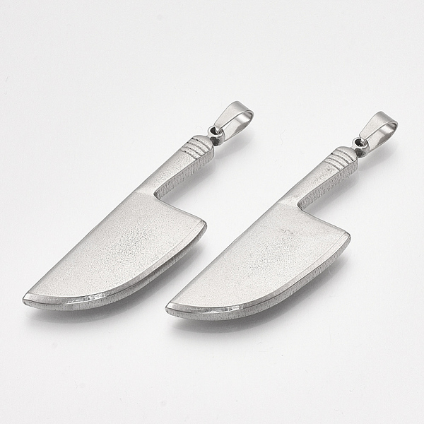 PandaHall 304 Stainless Steel Big Pendants, Kitchen Knife Shape, Stainless Steel Color, 53x16.5x4mm, Hole: 6.5x4mm 304 Stainless Steel...
PandaHall 304 Stainless Steel Big Pendants, Kitchen Knife Shape, Stainless Steel Color, 53x16.5x4mm, Hole: 6.5x4mm 304 Stainless Steel...
