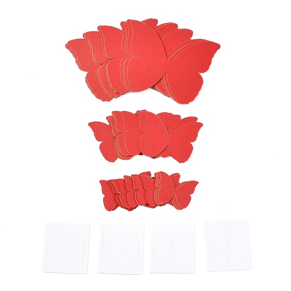 PandaHall 3D Plastic Wall Stickers, with Adhesive Tape, for Home Living Room Bedroom Wall Decorations, Butterfly, Red, 23~55x30~70x0.2mm...
PandaHall 3D Plastic Wall Stickers, with Adhesive Tape, for Home Living Room Bedroom Wall Decorations, Butterfly, Red, 23~55x30~70x0.2mm...