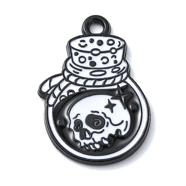 PandaHall Halloween Theme Alloy Enamel Pendants, Black, Bottle Charm, Skull, 23.5x15x1.5mm, Hole: 2mm Alloy+Enamel Skull Black
PandaHall Halloween Theme Alloy Enamel Pendants, Black, Bottle Charm, Skull, 23.5x15x1.5mm, Hole: 2mm Alloy+Enamel Skull Black