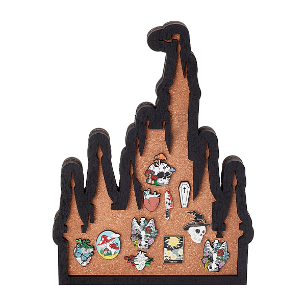 PandaHall Cork Board Display Decorations, for Brooch Pin Display Organizer, with Alloy Finding, Tower Pattern, 265.5x200x20mm Cork Building
PandaHall Cork Board Display Decorations, for Brooch Pin Display Organizer, with Alloy Finding, Tower Pattern, 265.5x200x20mm Cork Building