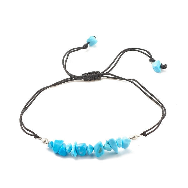 PandaHall Synthetic Turquoise(Dyed) Chips Braided Bead Bracelet, Gemstone Adjustable Bracelet for Women, Inner Diameter: 5/8~3-5/8 inch...
PandaHall Synthetic Turquoise(Dyed) Chips Braided Bead Bracelet, Gemstone Adjustable Bracelet for Women, Inner Diameter: 5/8~3-5/8 inch...