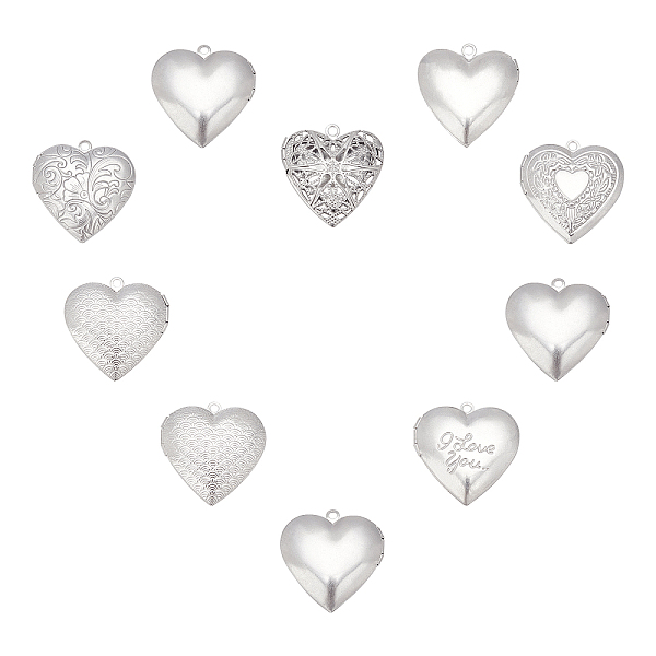 PandaHall Unicraftale 304 Stainless Steel Diffuser Locket Pendants, Photo Frame Charms for Necklaces, Heart, Stainless Steel Color...
PandaHall Unicraftale 304 Stainless Steel Diffuser Locket Pendants, Photo Frame Charms for Necklaces, Heart, Stainless Steel Color...