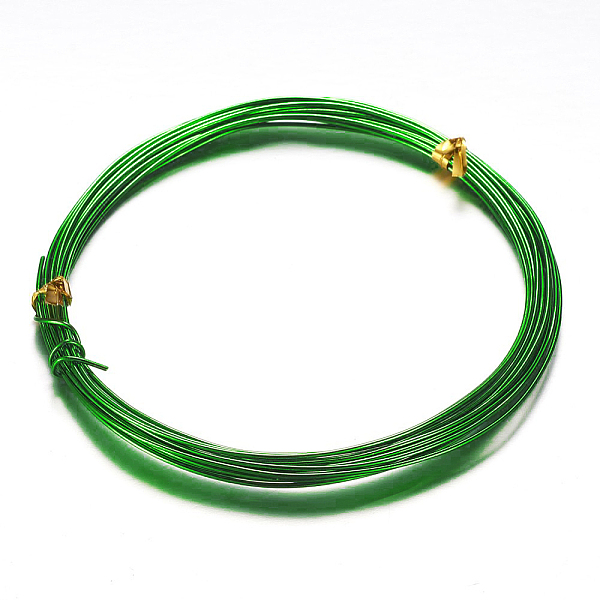 PandaHall Round Aluminum Wire, Bendable Metal Craft Wire, for DIY Arts and Craft Projects, Green, 15 Gauge, 1.5mm, 5m/roll(16.4 Feet/roll)...
PandaHall Round Aluminum Wire, Bendable Metal Craft Wire, for DIY Arts and Craft Projects, Green, 15 Gauge, 1.5mm, 5m/roll(16.4 Feet/roll)...