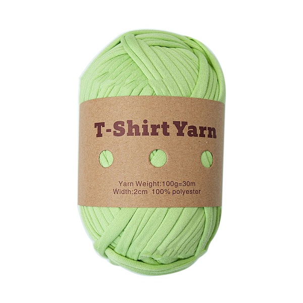 PandaHall Polyester Cloth Yarn, For Hand Knitting Thick Thread, Crochet Cloth Yarn, Lime Green, 20mm, about 32.81 Yards(30m)/Skein Polyester
PandaHall Polyester Cloth Yarn, For Hand Knitting Thick Thread, Crochet Cloth Yarn, Lime Green, 20mm, about 32.81 Yards(30m)/Skein Polyester