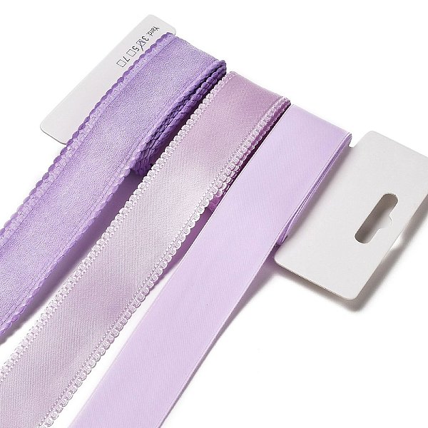 PandaHall 9 Yards 3 Styles Polyester Ribbon, for DIY Handmade Craft, Hair Bowknots and Gift Decoration, Lilac Color Palette, Lilac, 1~1-1/8..., Purple
PandaHall 9 Yards 3 Styles Polyester Ribbon, for DIY Handmade Craft, Hair Bowknots and Gift Decoration, Lilac Color Palette, Lilac, 1~1-1/8..., Purple