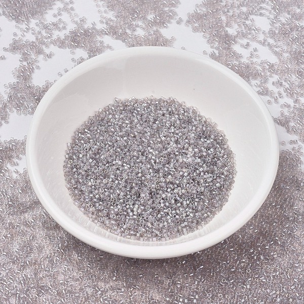 PandaHall MIYUKI Delica Beads, Cylinder, Japanese Seed Beads, 11/0, (DB1771) Sparkling Pewter Lined Light Tea Rose AB, 1.3x1.6mm, Hole..., Gray
PandaHall MIYUKI Delica Beads, Cylinder, Japanese Seed Beads, 11/0, (DB1771) Sparkling Pewter Lined Light Tea Rose AB, 1.3x1.6mm, Hole..., Gray