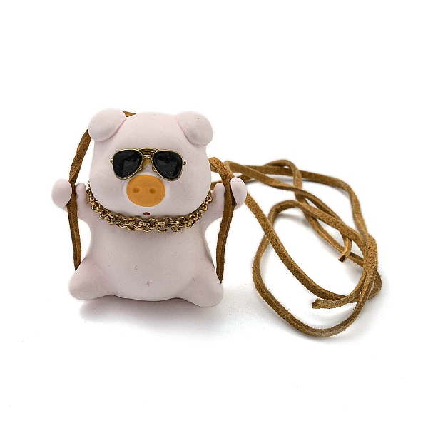 PandaHall Cute Gesso Swinging Pig Pendant Decorations, for Car Interiors Hanging Ornaments, Lavender Blush, 390mm Gesso Pig
PandaHall Cute Gesso Swinging Pig Pendant Decorations, for Car Interiors Hanging Ornaments, Lavender Blush, 390mm Gesso Pig