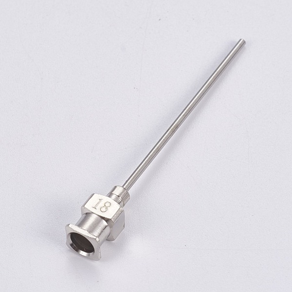 PandaHall Stainless Steel Fluid Precision Blunt Needle Dispense Tips, Stainless Steel Color, 50x6.2x5.7mm, Hole: 4mm, Pin: 1.2mm Stainless...
PandaHall Stainless Steel Fluid Precision Blunt Needle Dispense Tips, Stainless Steel Color, 50x6.2x5.7mm, Hole: 4mm, Pin: 1.2mm Stainless...