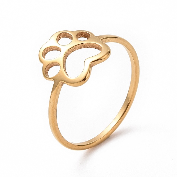 PandaHall Ion Plating(IP) 201 Stainless Steel Paw Print Finger Ring, Hollow Wide Ring for Women, Golden, US Size 6 1/2(16.9mm) 201 Stainless...
PandaHall Ion Plating(IP) 201 Stainless Steel Paw Print Finger Ring, Hollow Wide Ring for Women, Golden, US Size 6 1/2(16.9mm) 201 Stainless...