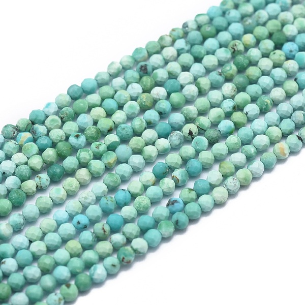 PandaHall Natural HuBei Turquoise Beads Strands, Faceted, Round, 2mm, Hole: 0.5mm, about 169pcs/strand, 15.7 inch(40cm) HuBei Turquoise...
PandaHall Natural HuBei Turquoise Beads Strands, Faceted, Round, 2mm, Hole: 0.5mm, about 169pcs/strand, 15.7 inch(40cm) HuBei Turquoise...