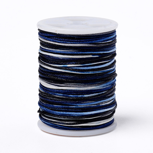 PandaHall Segment Dyed Polyester Thread, Braided Cord, Colorful, 0.8mm, about 10.93 yards(10m)/roll Polyester
PandaHall Segment Dyed Polyester Thread, Braided Cord, Colorful, 0.8mm, about 10.93 yards(10m)/roll Polyester