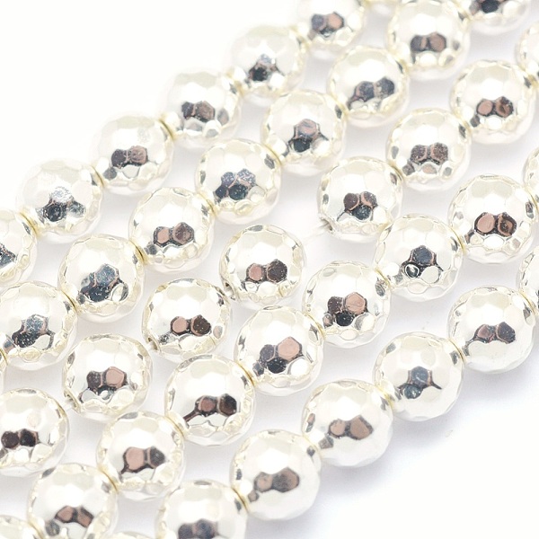 PandaHall Electroplate Non-magnetic Synthetic Hematite Beads Strands, Grade AAA, Long-Lasting Plated, Faceted, Round, Silver Plated, 8mm...
PandaHall Electroplate Non-magnetic Synthetic Hematite Beads Strands, Grade AAA, Long-Lasting Plated, Faceted, Round, Silver Plated, 8mm...