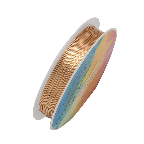 PandaHall Round Copper Jewelry Wire, Light Gold, 28 Gauge, 0.3mm, about 65.61 Feet(20m)/roll Copper Round Gold
PandaHall Round Copper Jewelry Wire, Light Gold, 28 Gauge, 0.3mm, about 65.61 Feet(20m)/roll Copper Round Gold