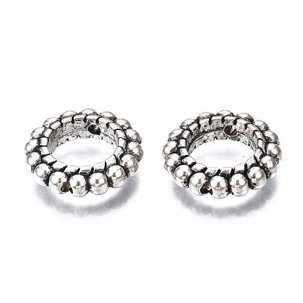 PandaHall Tibetan Style Alloy Spacer Beads, Cadmium Free & Lead Free, Ring, Antique Silver, 14.5x3.5mm, Hole: 1.4mm, about 640pcs/1000g...
PandaHall Tibetan Style Alloy Spacer Beads, Cadmium Free & Lead Free, Ring, Antique Silver, 14.5x3.5mm, Hole: 1.4mm, about 640pcs/1000g...