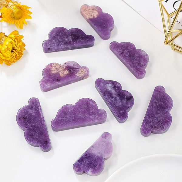 PandaHall Natural Lepidolite Display Decorations, for Home Office Desk, Cloud, 20~30x35~55mm Lepidolite Cloud
PandaHall Natural Lepidolite Display Decorations, for Home Office Desk, Cloud, 20~30x35~55mm Lepidolite Cloud