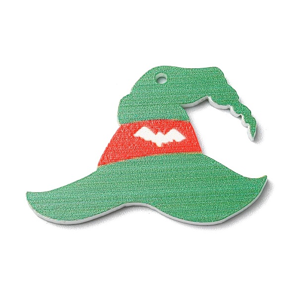 PandaHall Opaque Acrylic Pendants, Halloween Witch Hat Charms, Sea Green, 25x37.5x2.5mm, Hole: 1.5mm Acrylic Hat
PandaHall Opaque Acrylic Pendants, Halloween Witch Hat Charms, Sea Green, 25x37.5x2.5mm, Hole: 1.5mm Acrylic Hat
