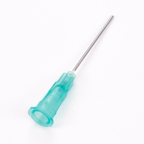 PandaHall Plastic Fluid Precision Blunt Needle Dispense Tips, Medium Aquamarine, 7.5x6.5x42mm, Inner Diameter: 4mm, Pin: 0.8mm Plastic Green
PandaHall Plastic Fluid Precision Blunt Needle Dispense Tips, Medium Aquamarine, 7.5x6.5x42mm, Inner Diameter: 4mm, Pin: 0.8mm Plastic Green