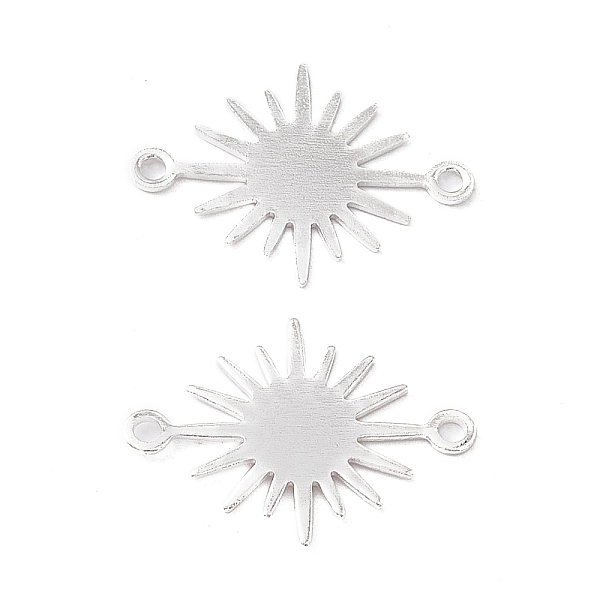 PandaHall Brass Connector Charms, Cadmium Free & Lead Free, Sun Links, 925 Sterling Silver Plated, 13x17.5x0.7mm, Hole: 1.2mm Brass Sun
PandaHall Brass Connector Charms, Cadmium Free & Lead Free, Sun Links, 925 Sterling Silver Plated, 13x17.5x0.7mm, Hole: 1.2mm Brass Sun