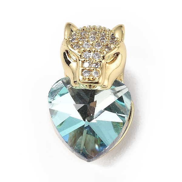 PandaHall Real 18K Gold Plated Rack Plating Brass Micro Pave Clear Cubic Zirconia Pendants, with Glass, Long-Lasting Plated, Cadmium Free &..., Cyan
PandaHall Real 18K Gold Plated Rack Plating Brass Micro Pave Clear Cubic Zirconia Pendants, with Glass, Long-Lasting Plated, Cadmium Free &..., Cyan
