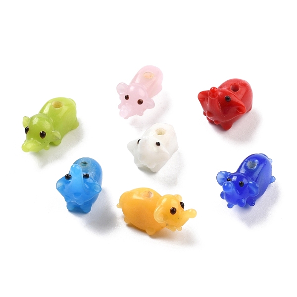 PandaHall Handmade Lampwork Beads, Elephant, Mixed Color, 21~25x12~15x10.5~19mm, Hole: 2mm Lampwork Elephant Multicolor
PandaHall Handmade Lampwork Beads, Elephant, Mixed Color, 21~25x12~15x10.5~19mm, Hole: 2mm Lampwork Elephant Multicolor