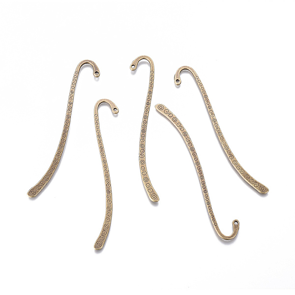 PandaHall Tibetan Style Alloy Bookmarks, Cadmium Free & Nickel Free & Lead Free, Antique Bronze, 84x4x2mm, Hole: 2mm Alloy
PandaHall Tibetan Style Alloy Bookmarks, Cadmium Free & Nickel Free & Lead Free, Antique Bronze, 84x4x2mm, Hole: 2mm Alloy