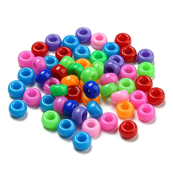 PandaHall Opaque Acrylic Beads, Rondelle, Mixed Color, 7x4mm, Hole: 3mm, about 4545pcs/500g Acrylic Rondelle Multicolor
PandaHall Opaque Acrylic Beads, Rondelle, Mixed Color, 7x4mm, Hole: 3mm, about 4545pcs/500g Acrylic Rondelle Multicolor