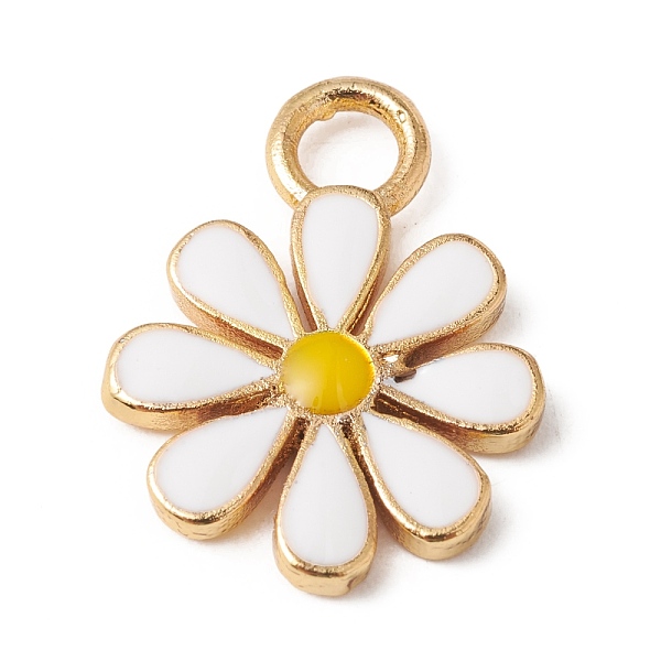 PandaHall Eco-Friendly Rack Plating Brass Enamel Pendants, Long-Lasting Plated, Lead Free & Cadmium Free, Real 18K Gold Plated, Flower..., White
PandaHall Eco-Friendly Rack Plating Brass Enamel Pendants, Long-Lasting Plated, Lead Free & Cadmium Free, Real 18K Gold Plated, Flower..., White